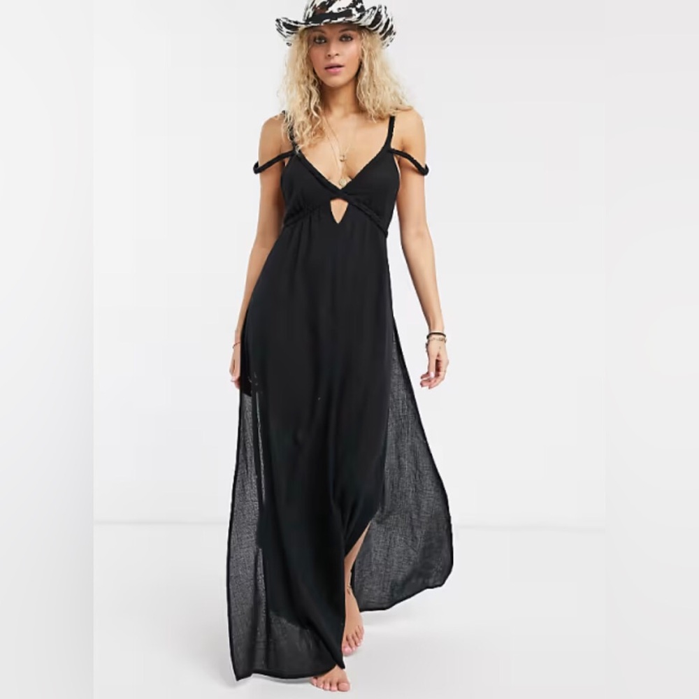 ASOS Black Textured Dress